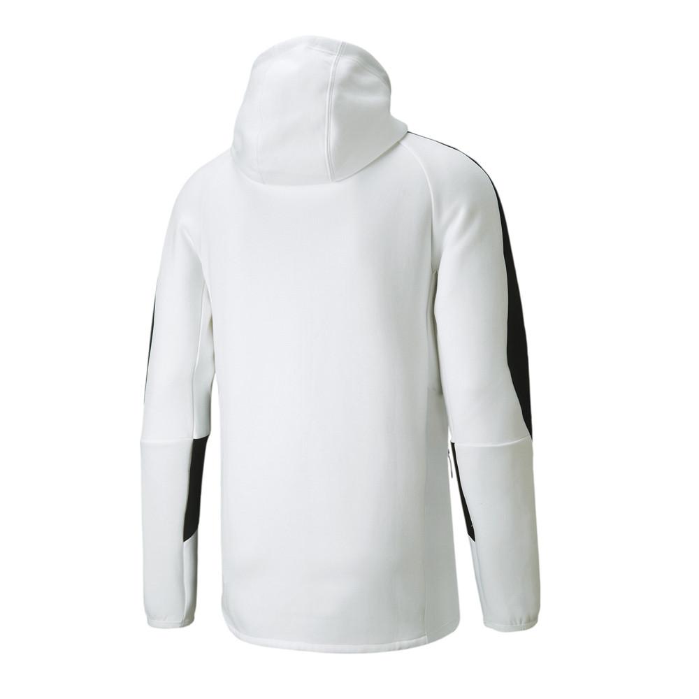 Veste zippée Blanche Homme Puma Evo vue 2