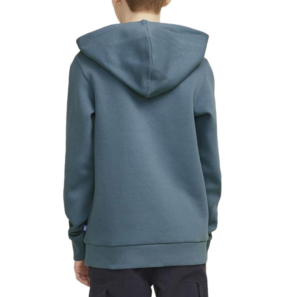 Sweat Bleu Garçon Jack & Jones Logo vue 2