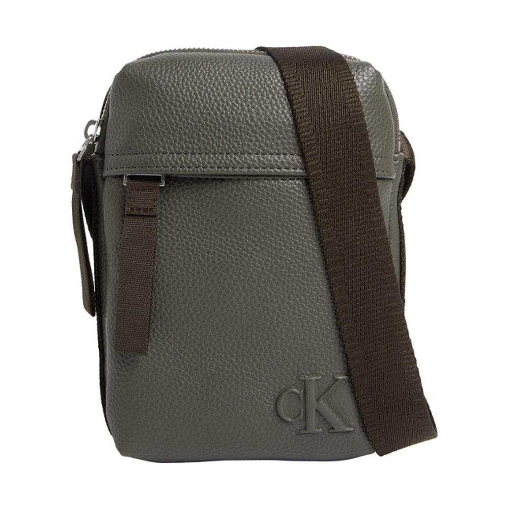 Sacoche Grise Homme Calvin Klein Jeans Reporter pas cher