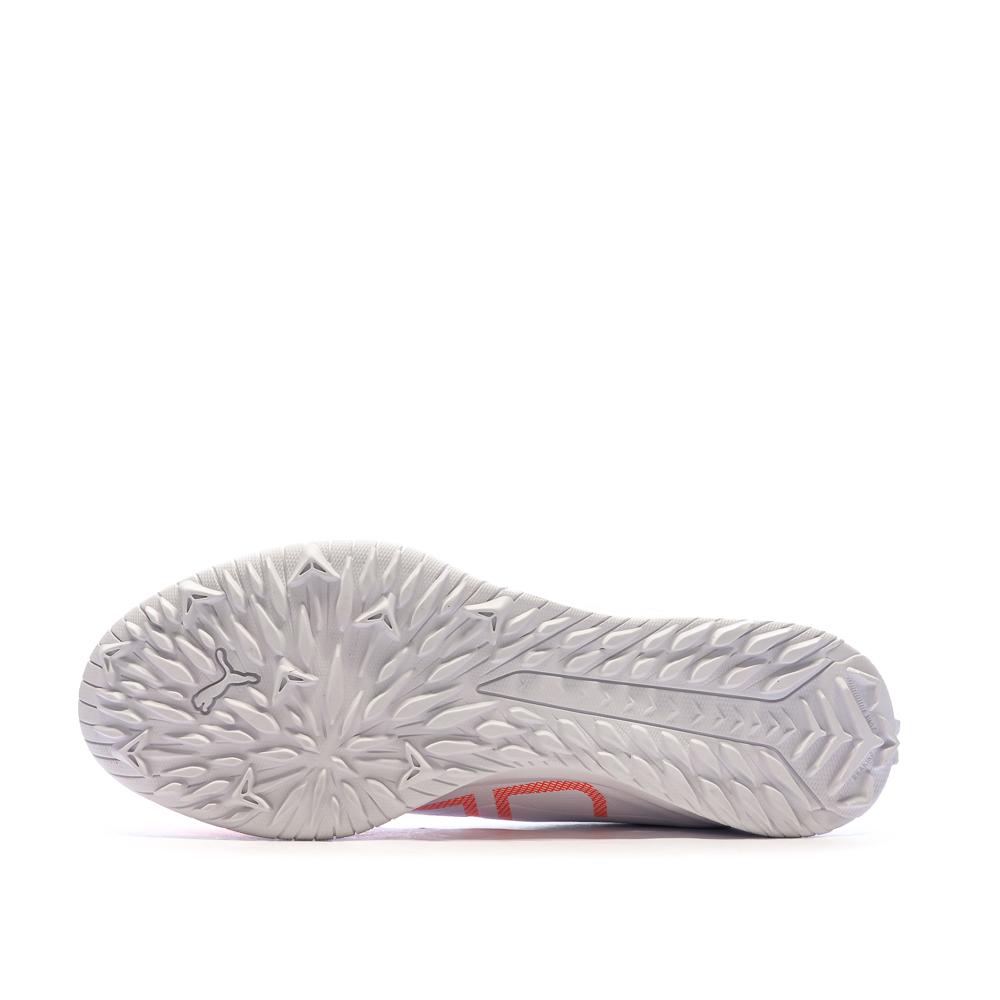 Chaussures de Football Blanches/Oranges Homme Puma Ultra 5 vue 5