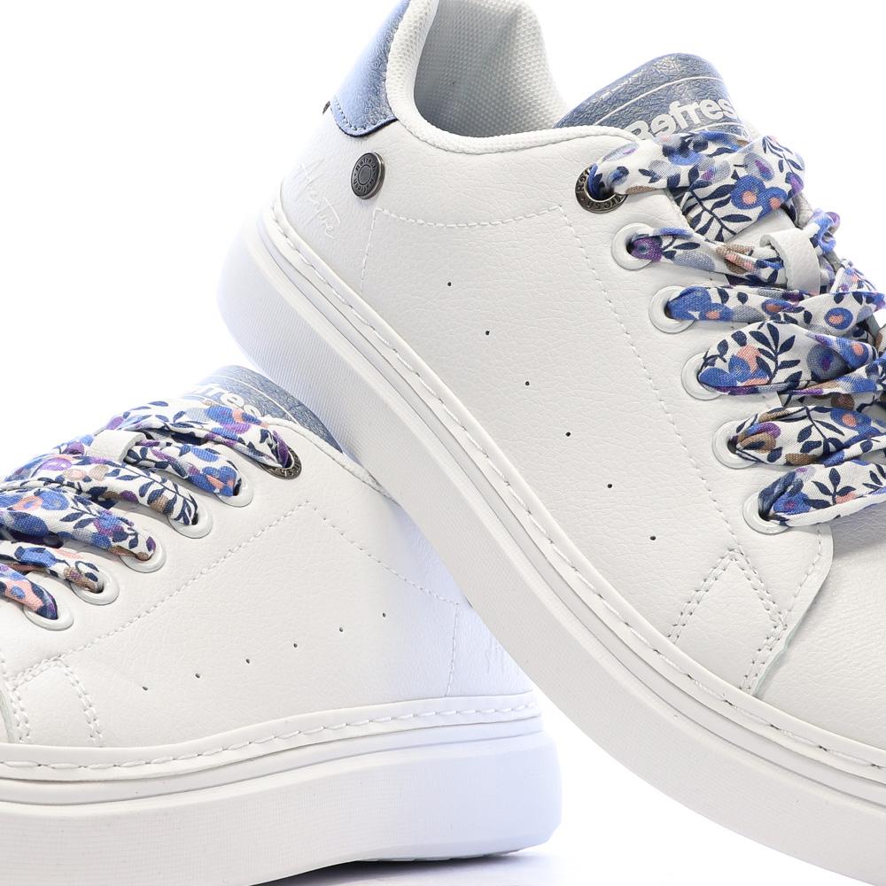 Zapatillas blancas/azules para mujer Refresh 175227 Coral ver 7