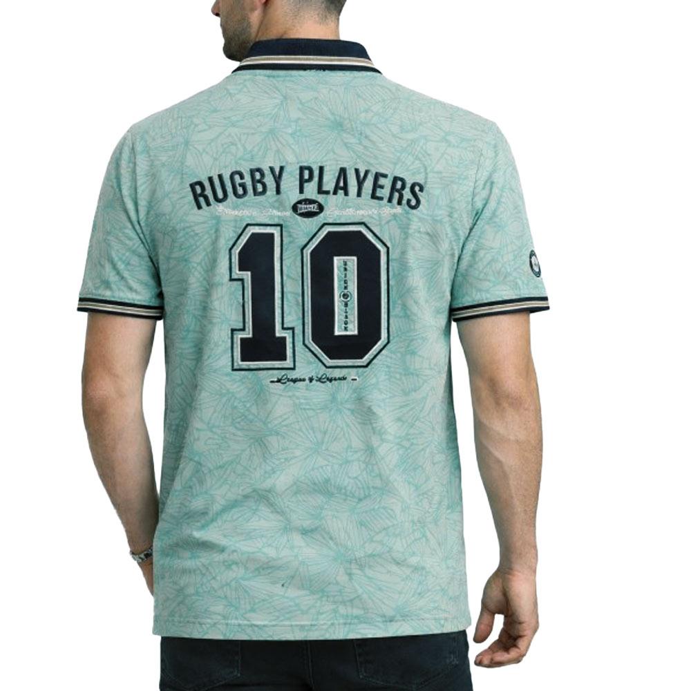 Polo Bleu Homme RMS26 Rugby vue 2