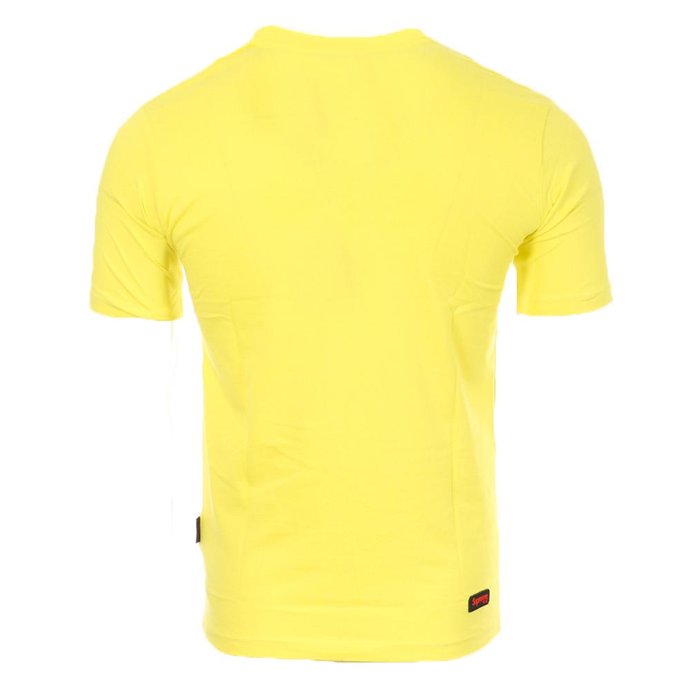 T-shirt Jaune Homme Supreme Grip Bernd vue 2