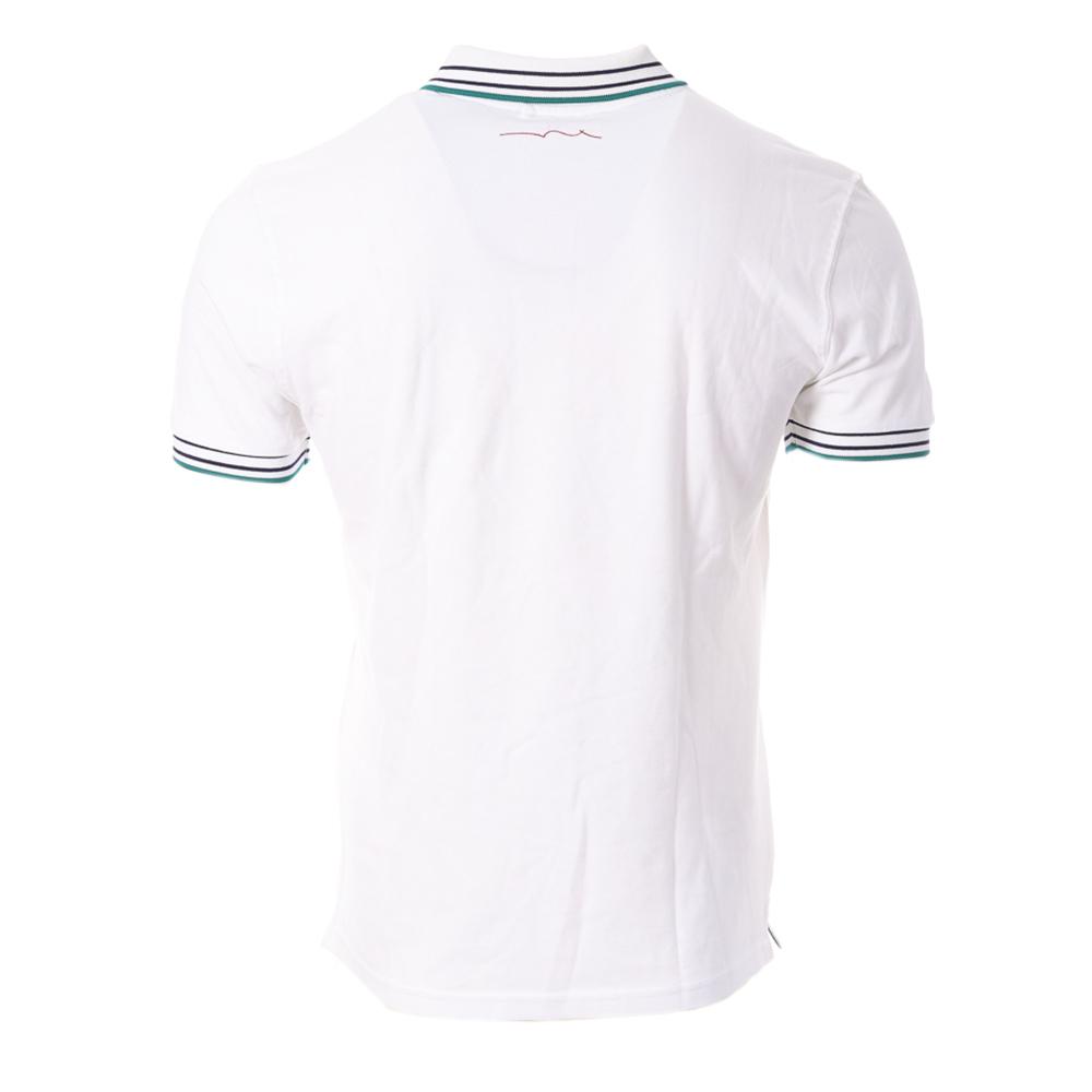 Polo Blanc Homme Teddy Smith Pasian 11306339D vue 2