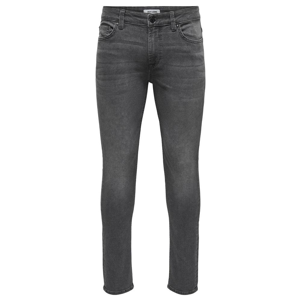 Jean Slim Gris Homme Only & Sons Loom LMD pas cher
