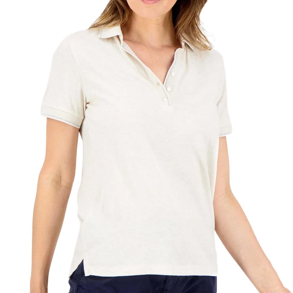 Polo Blanc Femme TBS ADINAPOL pas cher