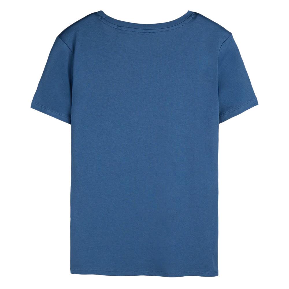 T-shirt Bleu Foncé Femme Teddy Smith Ribelle vue 2