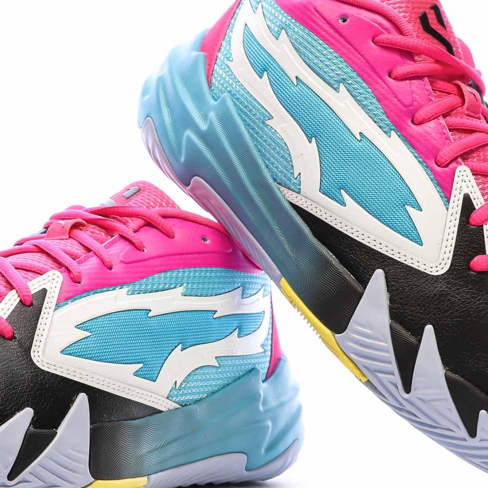 Chaussures de basket Bleu/Rose Homme Puma Scoot Zeros vue 7