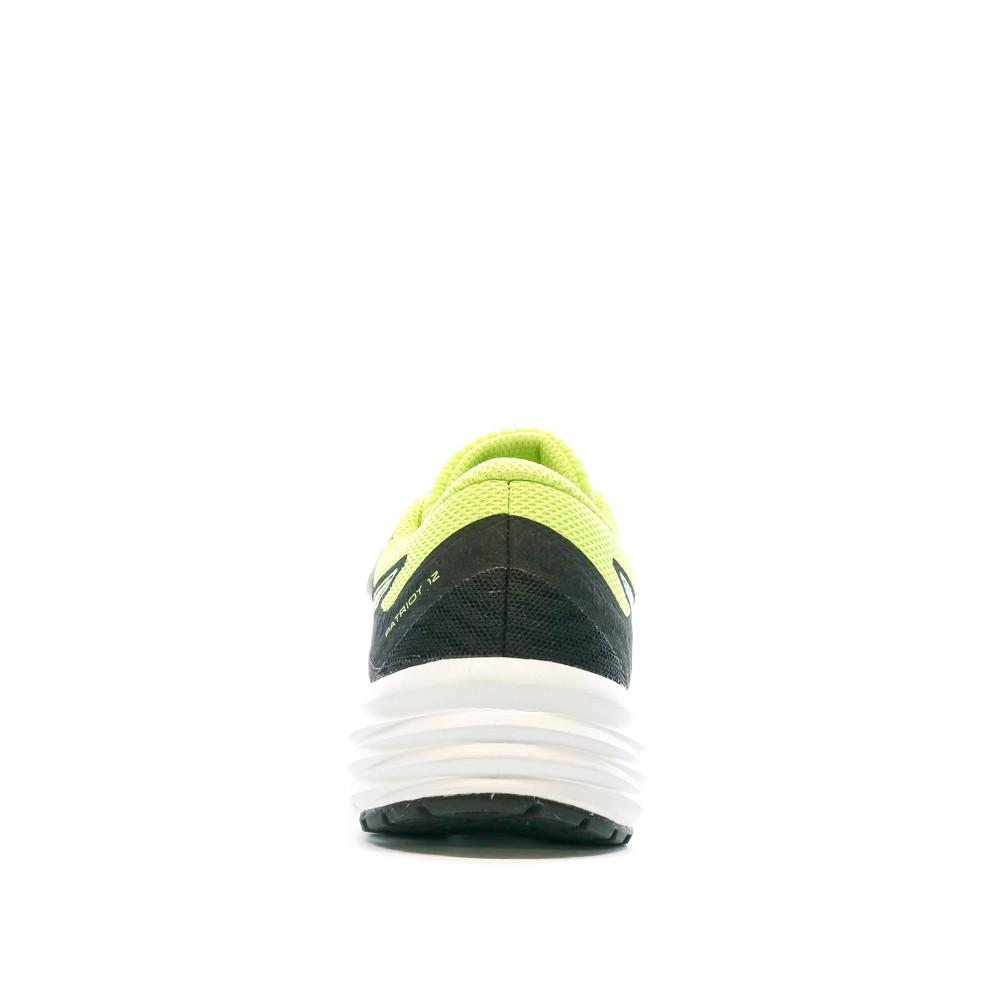 Baskets Noires/Jaunes Garçon Asics Patriot 12 Ps vue 3