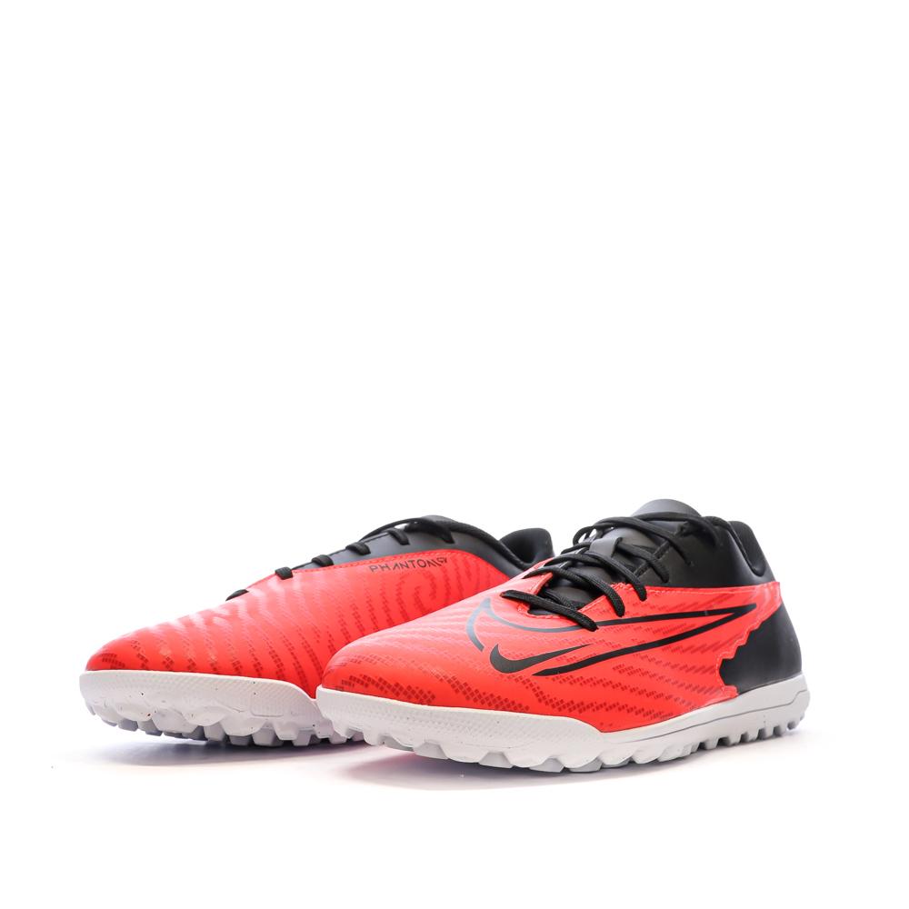 Chaussures de football Noire/Rouge Homme Nike Phantom Gx vue 6