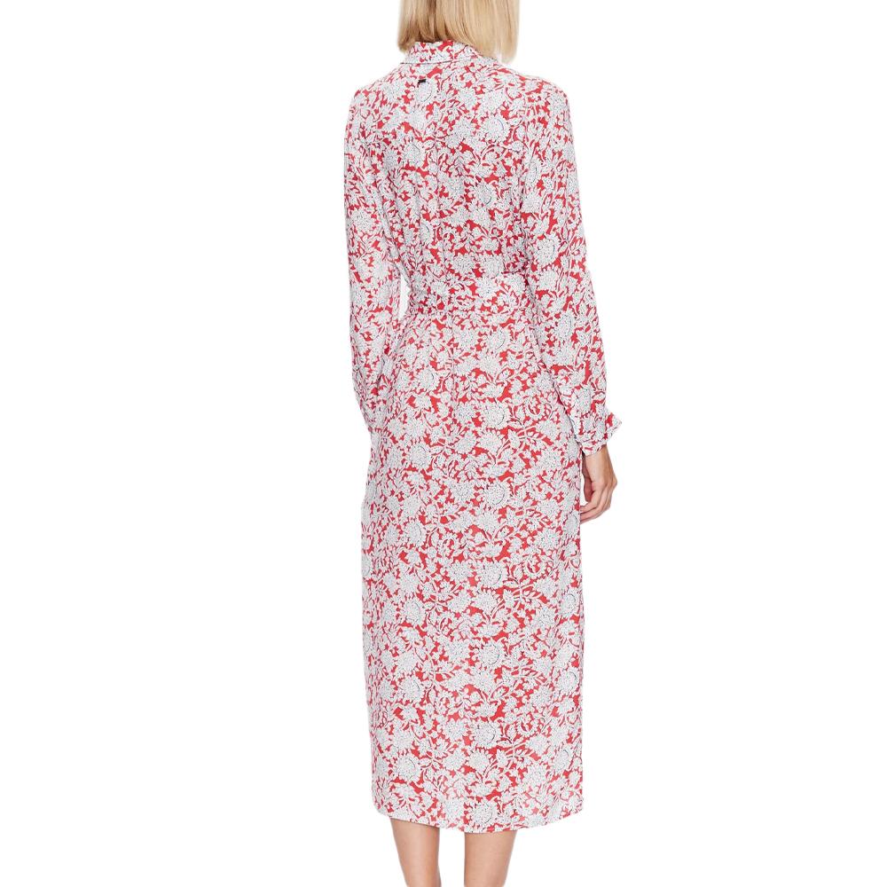 Robe Rouge à Motifs Femme Pepe jeans Perah vue 2