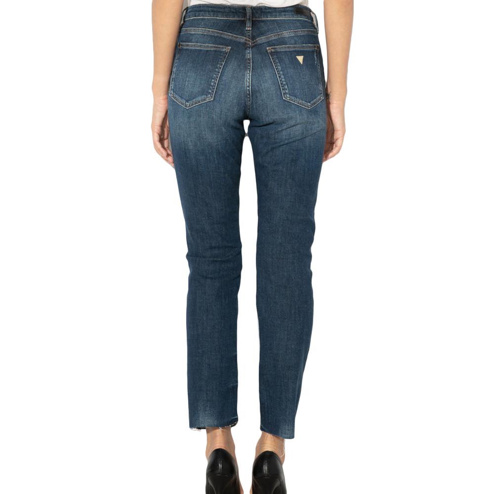 Jean Bleu Femme Guess vue 2