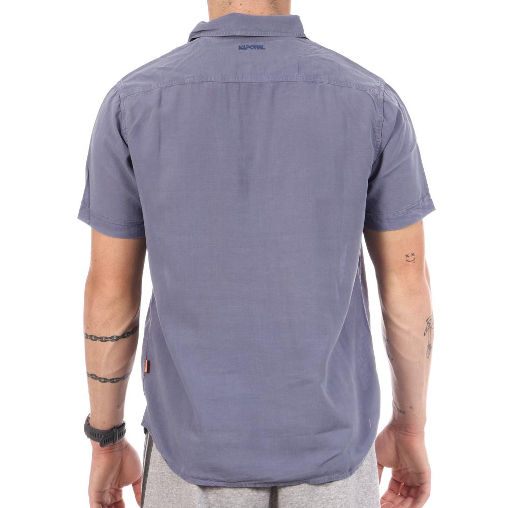 Chemise Manches Courtes Bleu Homme Kaporal Baya vue 2