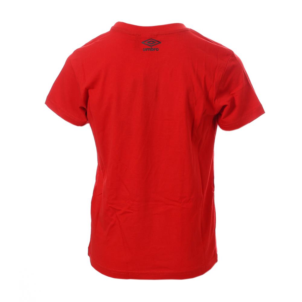T-shirt Rouge Garçon Umbro Bas Net vue 2