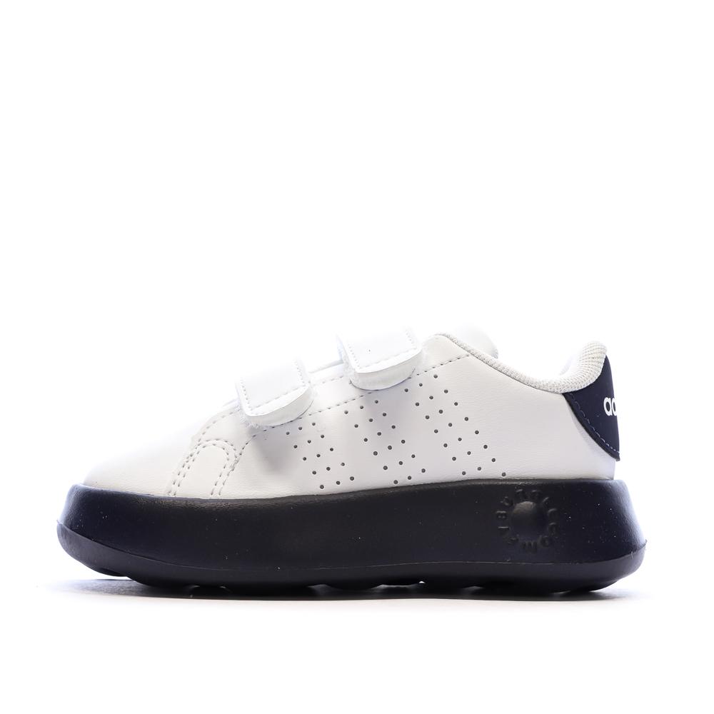 Baskets Blanches/Noires Fille Adidas Grand Court 2.0 pas cher