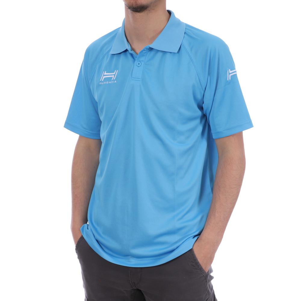 Polo Bleu Homme Hungaria Training Premium pas cher