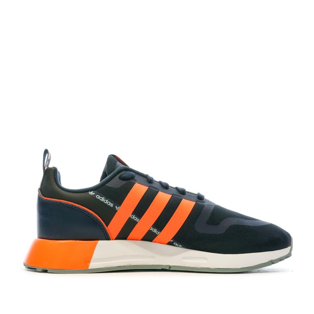 Baskets Noires/Oranges Homme Adidas Multix vue 2