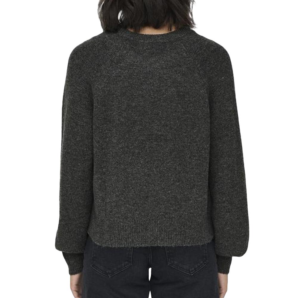 Pull Gris Femme JDY Button vue 2