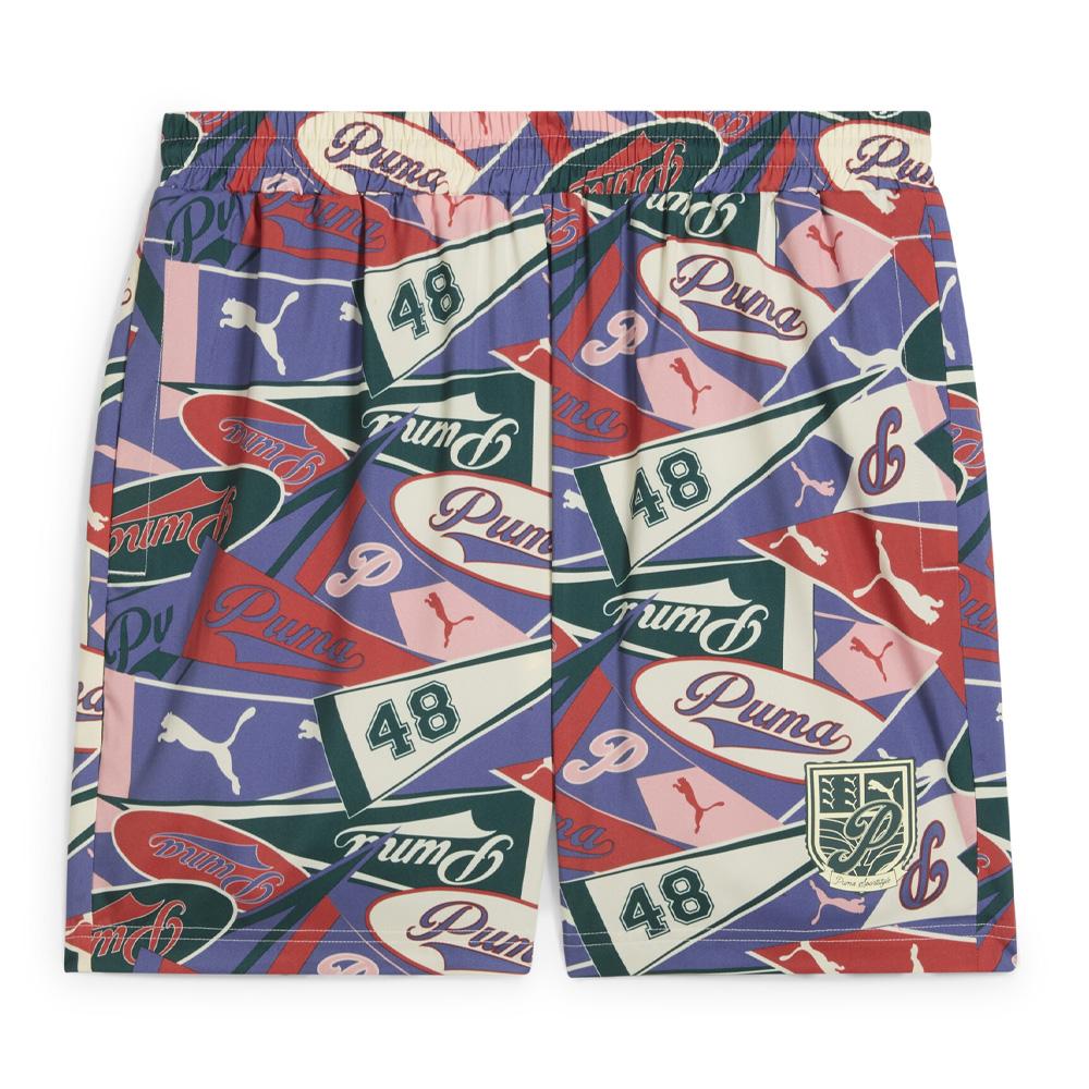 Puma Sports Legacy Herren-Shorts Blau/Rot günstig