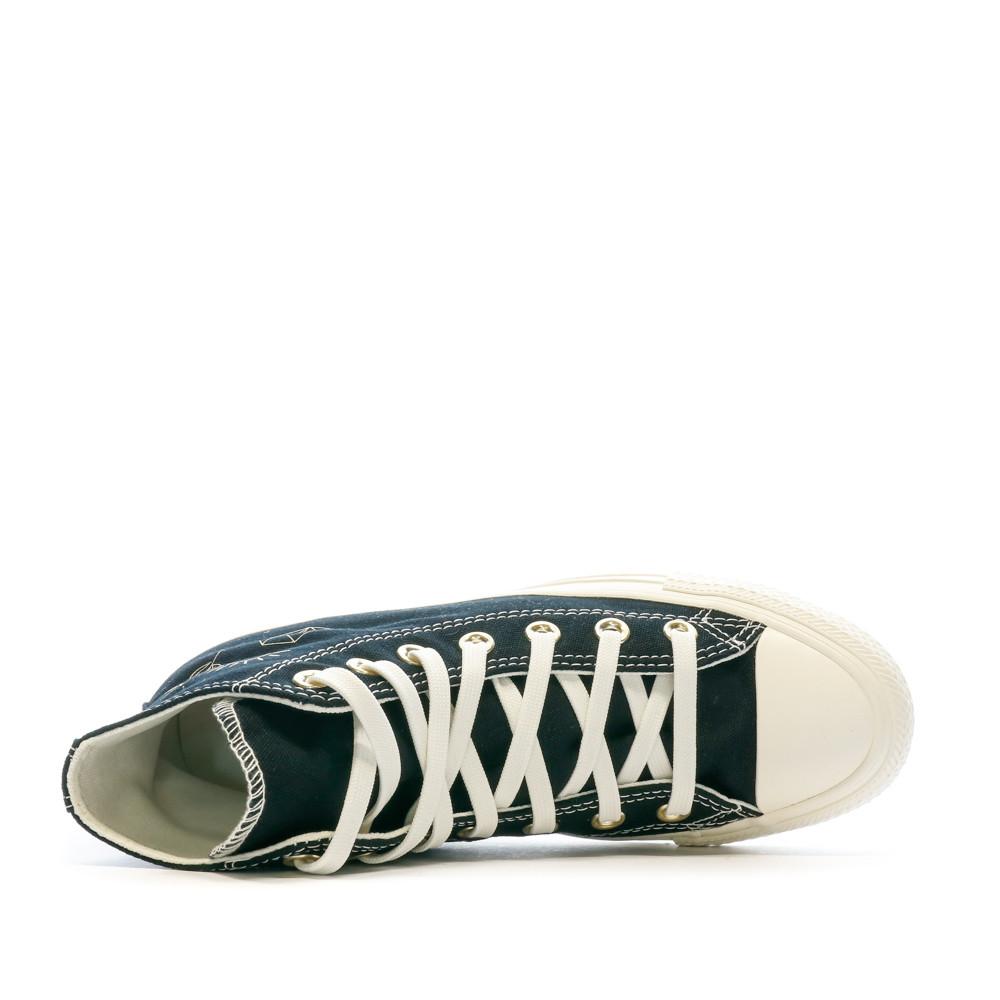Baskets Noires Femme Converse 209C vue 4