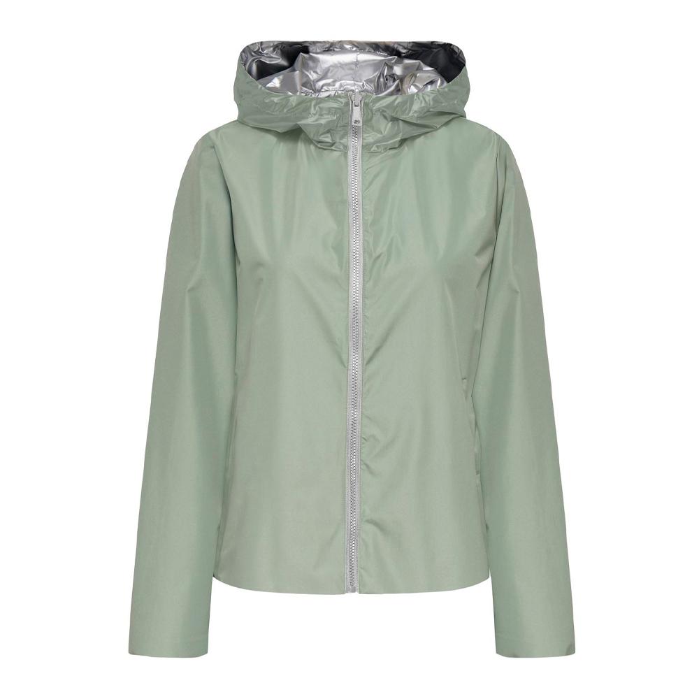 Parka Vert/Argent Femme Only Fry pas cher