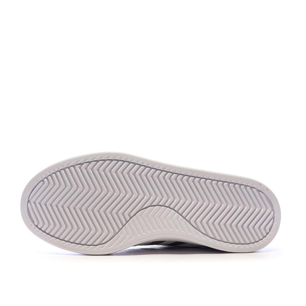 Baskets Blanches/Grises Femme Adidas Grand vue 5
