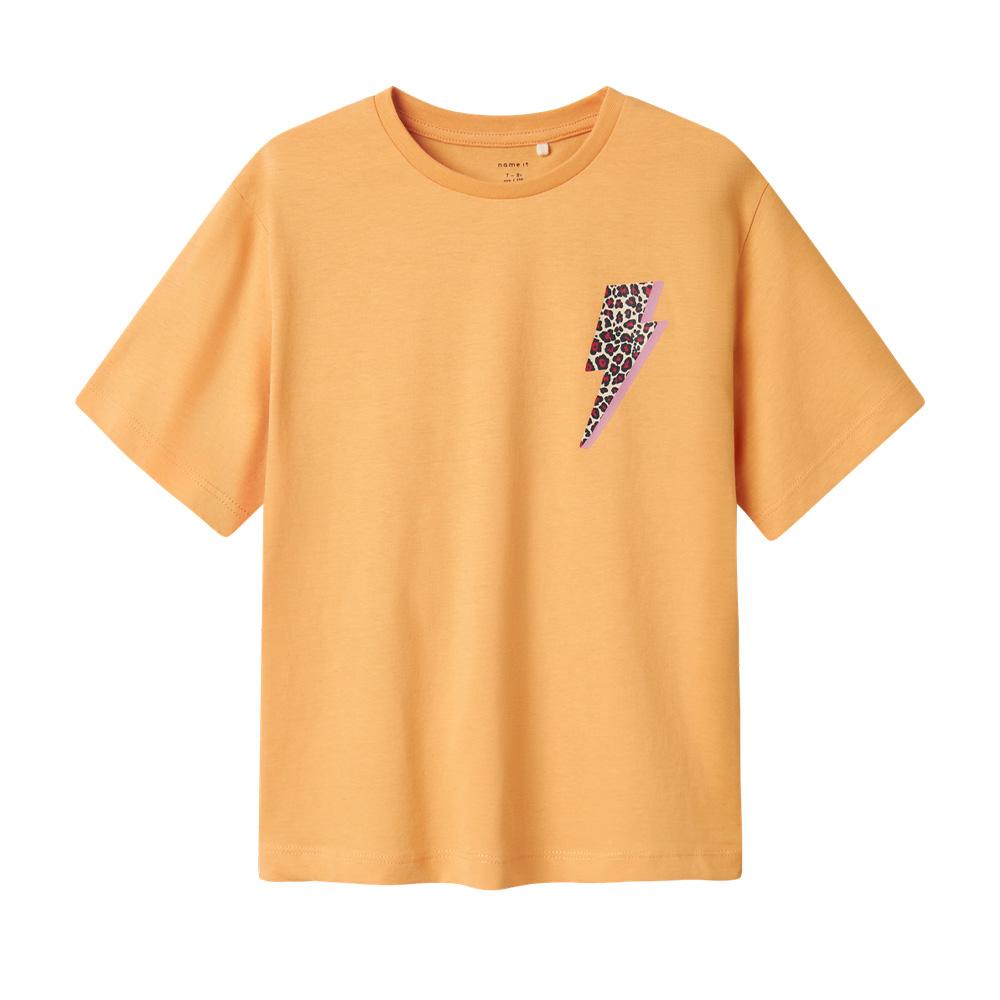 T-shirt Orange Fille Name it Tarima pas cher