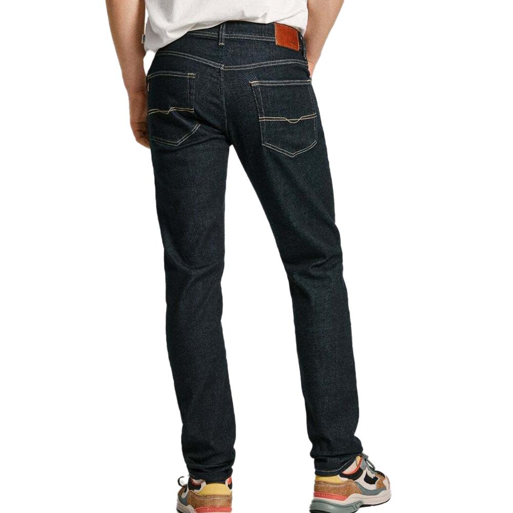 Gerade geschnittene Jeans Blau Brut Homme Pepe Jeans Tapered Jeans Stanley Ansicht 2