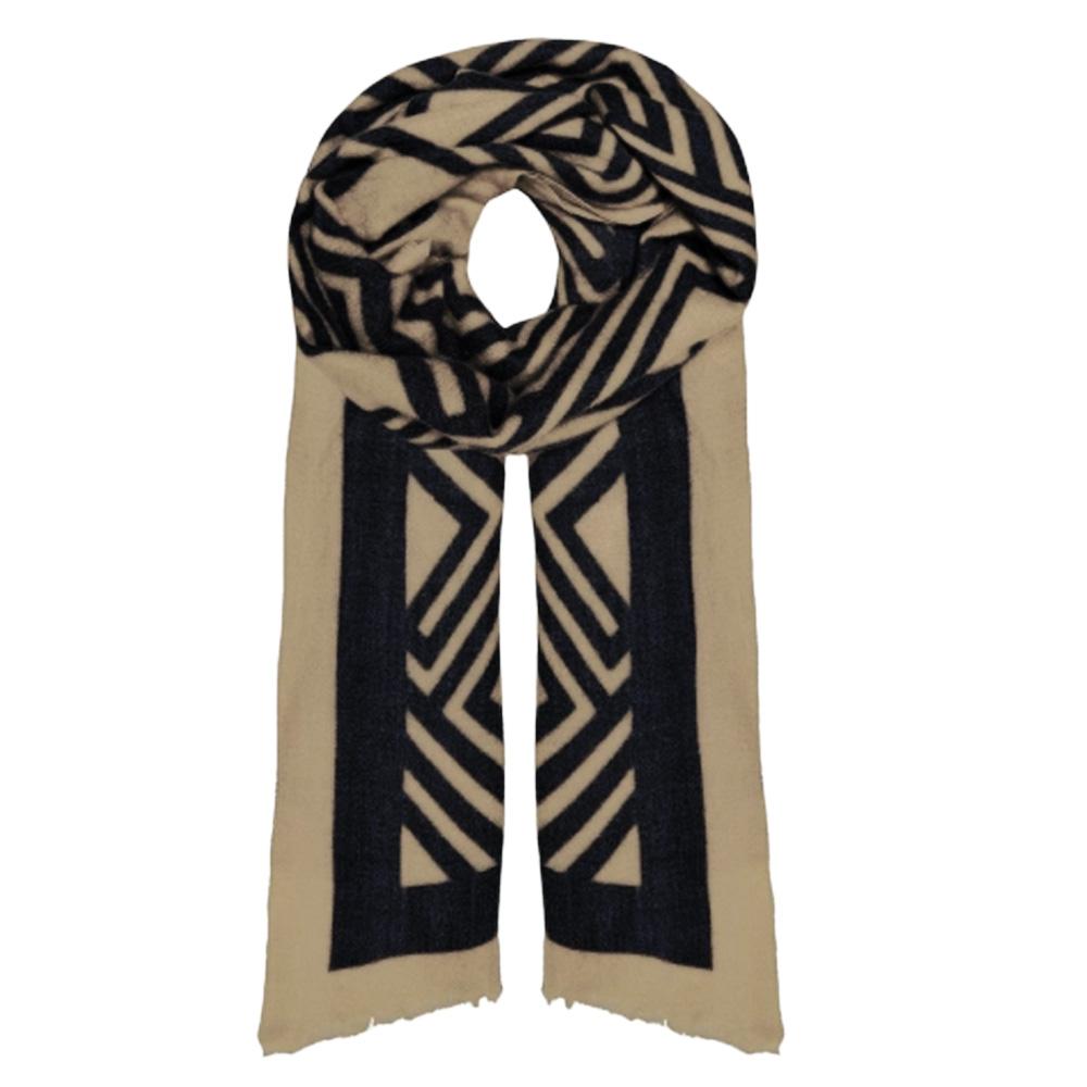 Echarpe Beige/Noir Femme Only Cathinka pas cher