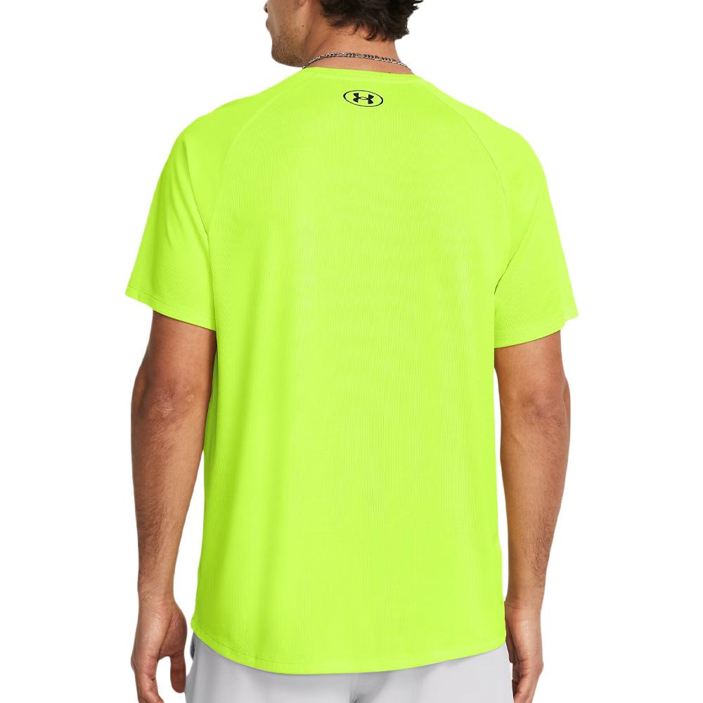 T-shirt Jaune Homme Under Armour Novelty vue 2
