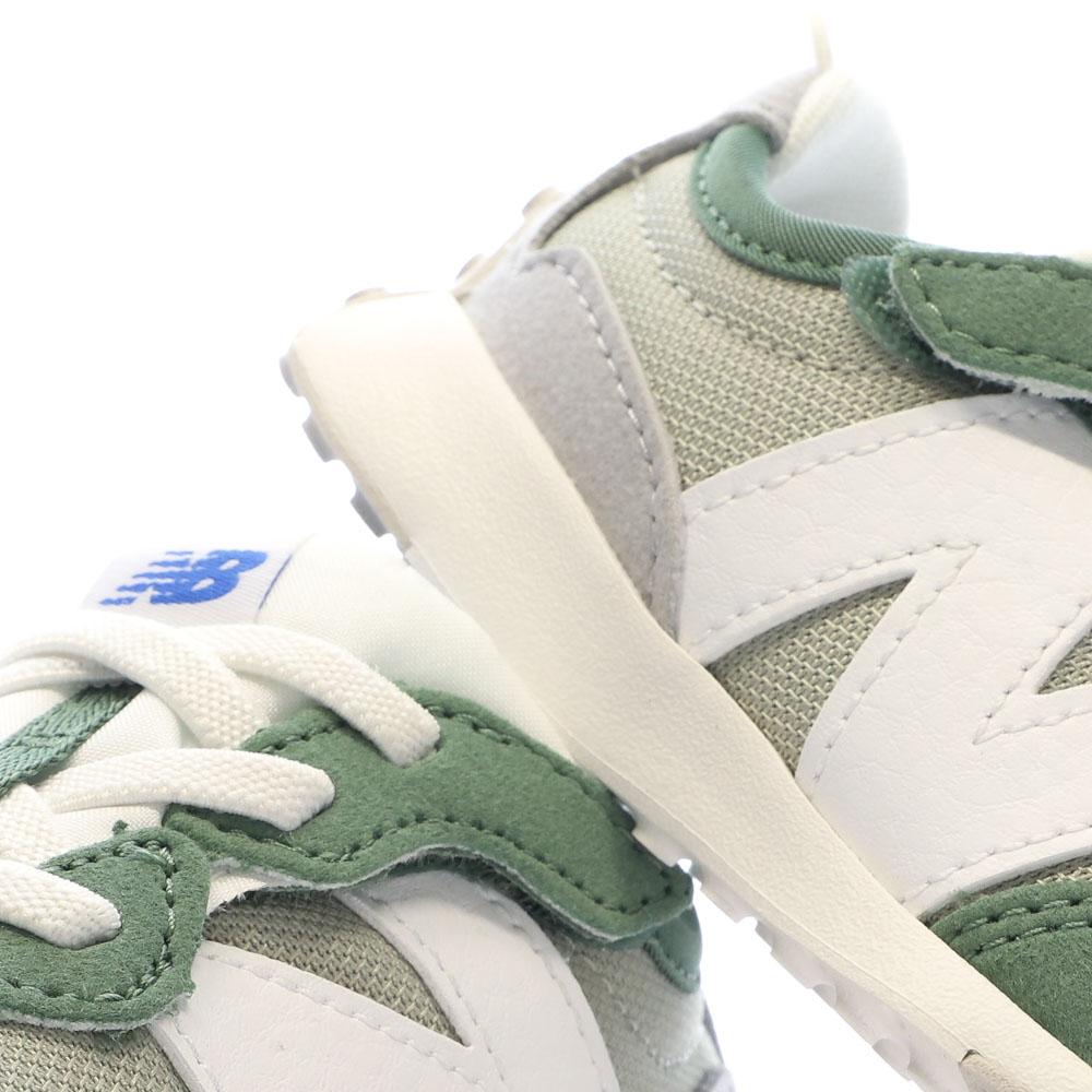 New Balance 327 Baskets Verte Garçon NW327CJ vue 7