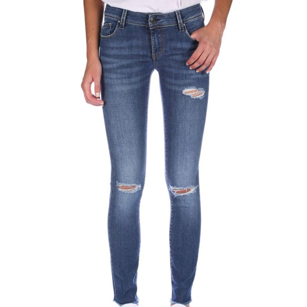 Jean Skinny Bleu Femme Teddy Smith307 pas cher
