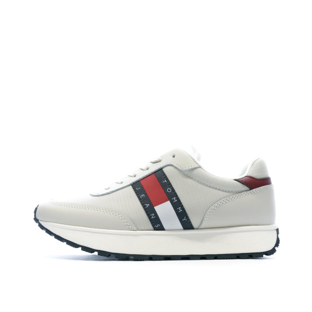 Baskets Grises Femme Tommy Jeans Retro Runner pas cher
