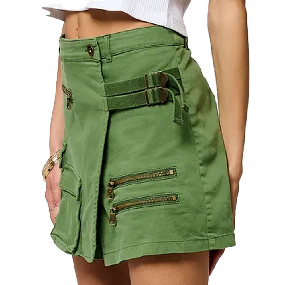 Jupe Short Kaki Femme Kaporal VRAI pas cher