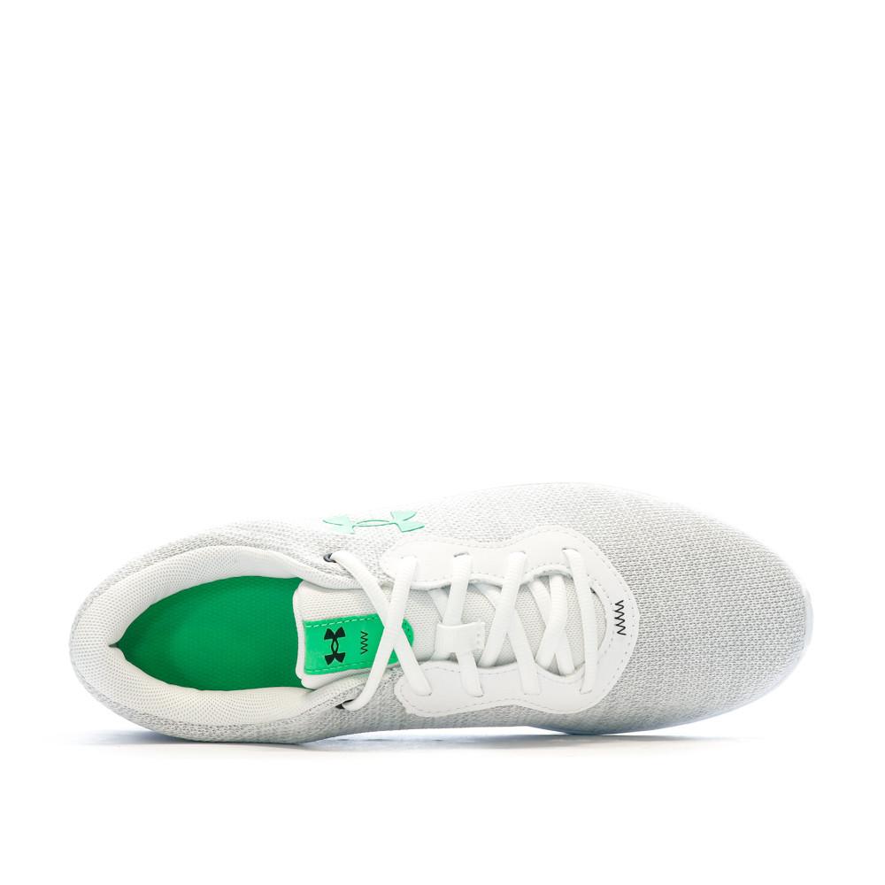 Chaussures De Running Blanche/Grise Homme Under Armour Mojo 2 vue 4