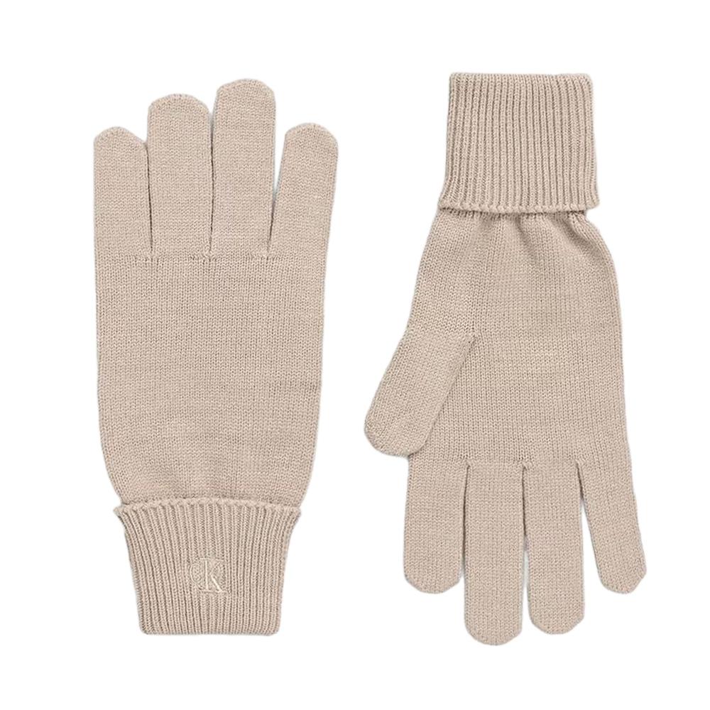 Gants Beige Femme Calvin Klein Jeans Ck Fine Gloves pas cher