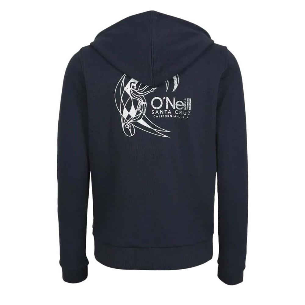 Sweat zippé capuche Marine femme O'Neill Circle Surfer vue 2