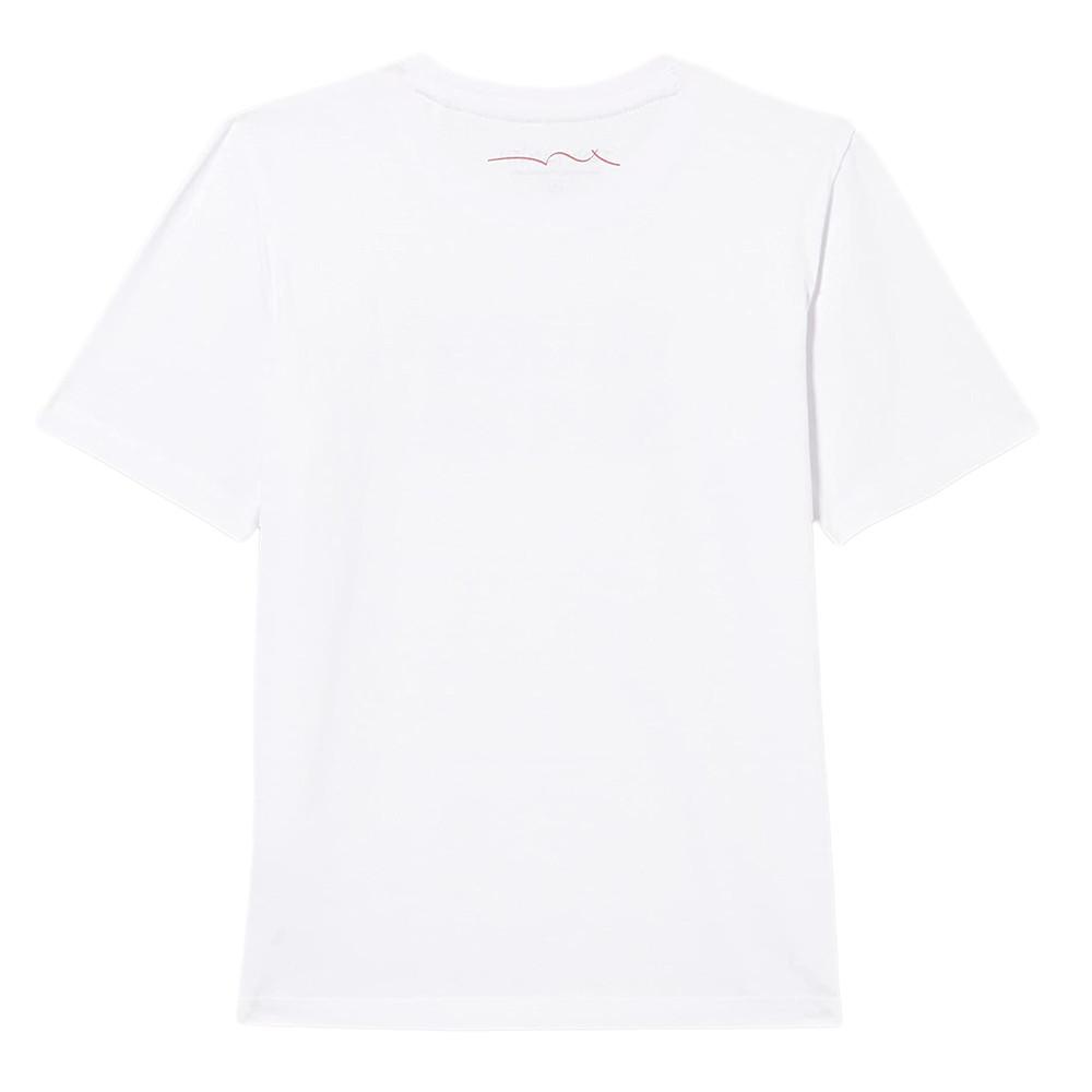 T-shirt Blanc Garçon Teddy Smith Ticlass3 vue 2