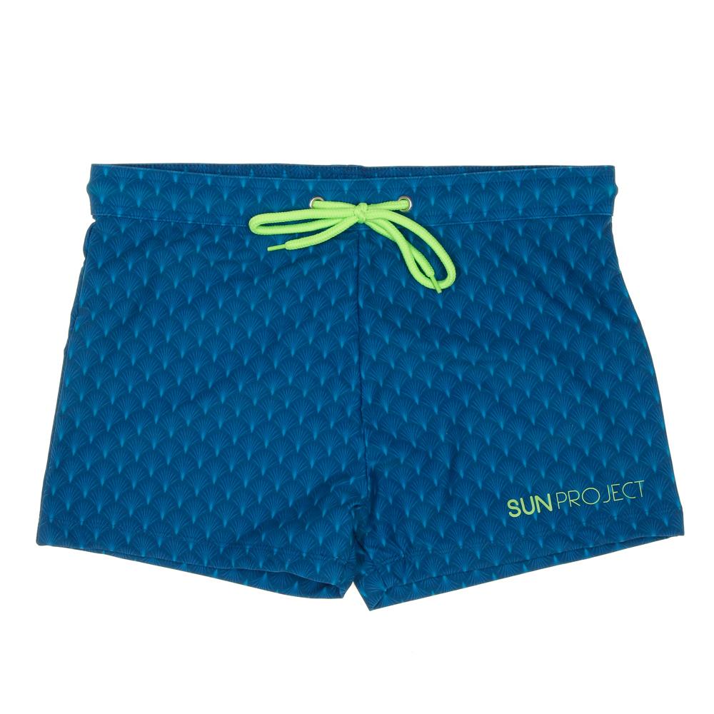 Boxer de bain Bleu Homme Sun project 3456 pas cher