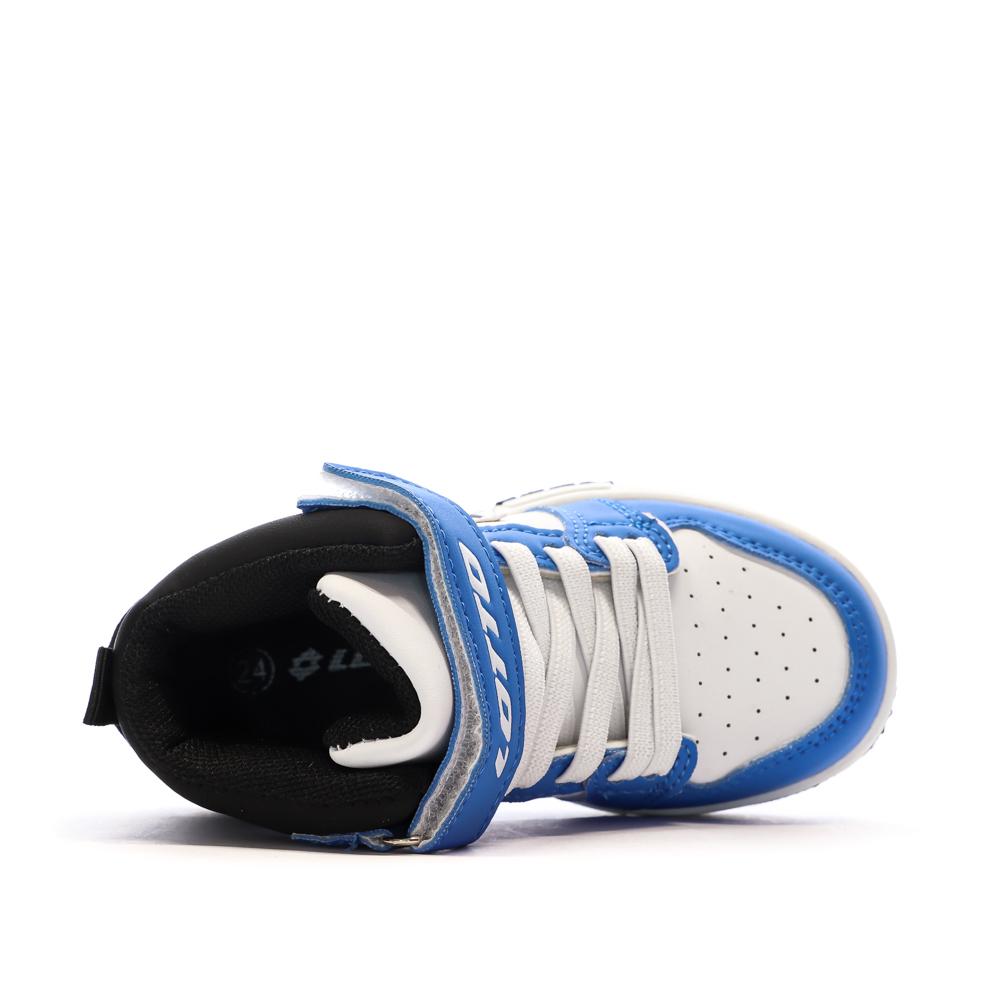 Baskets Bleu/Noir Garçon bébé Lotto Ravenne vue 4