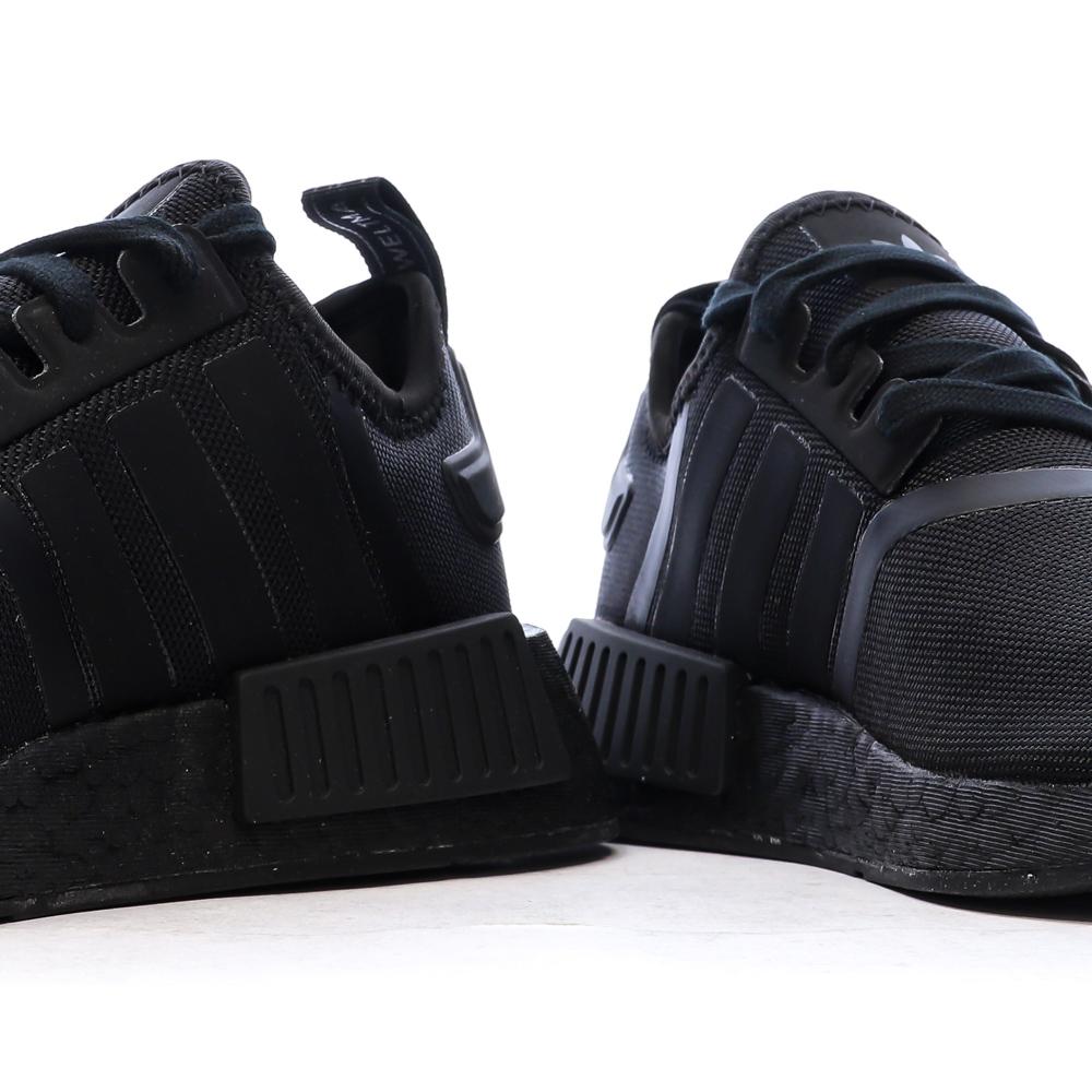 Baskets Noires Junior Femme Adidas Nmd_r1 vue 7