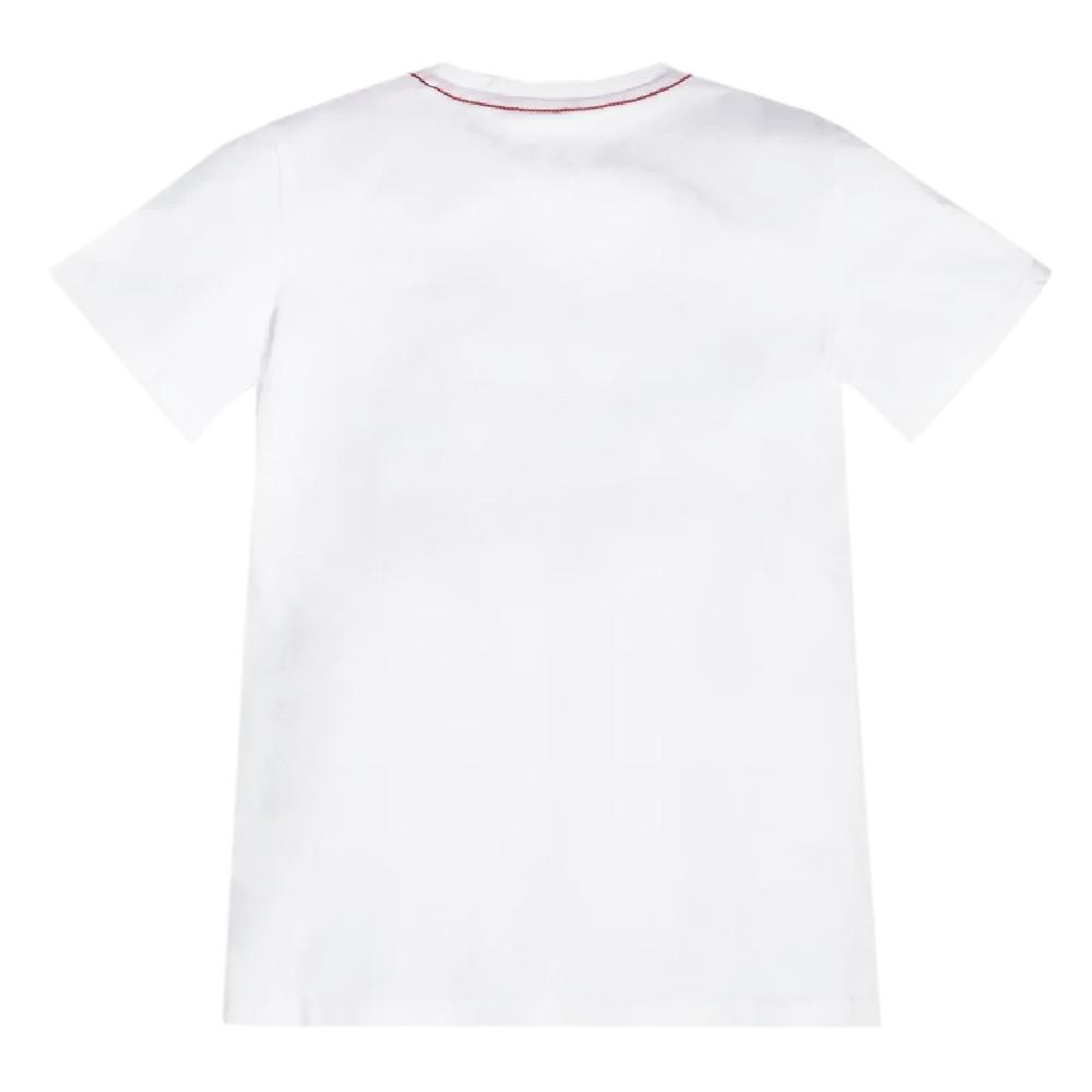 T-shirt Blanc Garçon Guess vue 2