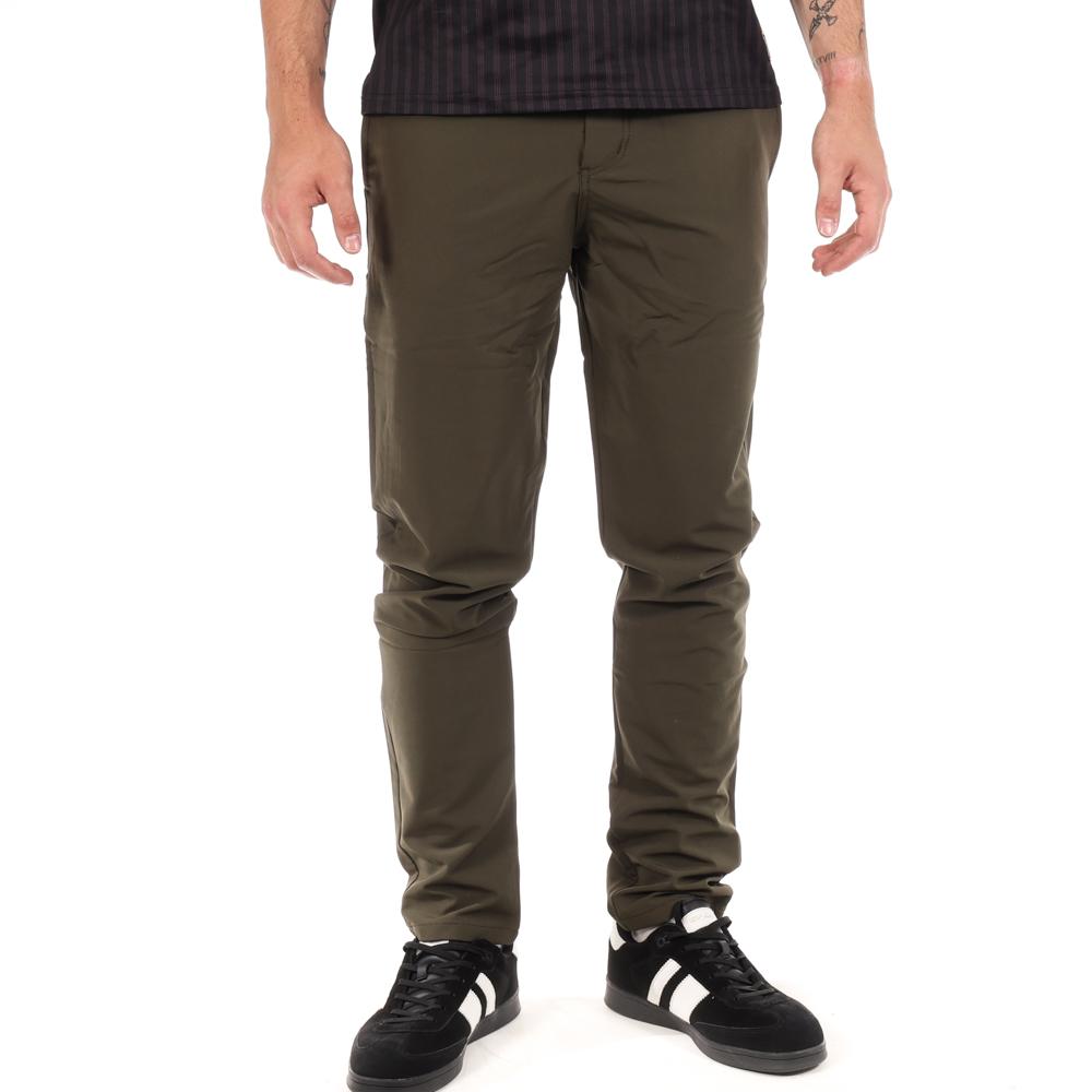 American People Press Men's Khaki Fluid Pants AW25 affordable