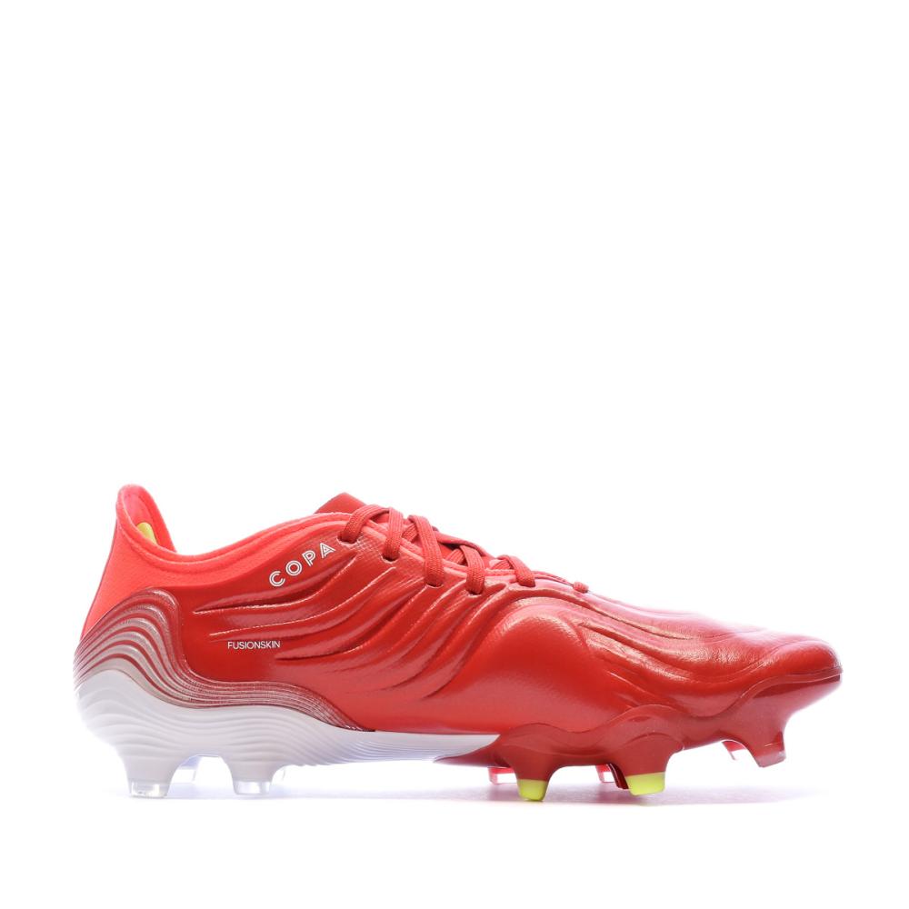 Chaussures de foot Rouges Adidas Copa Sense.1 FG vue 2