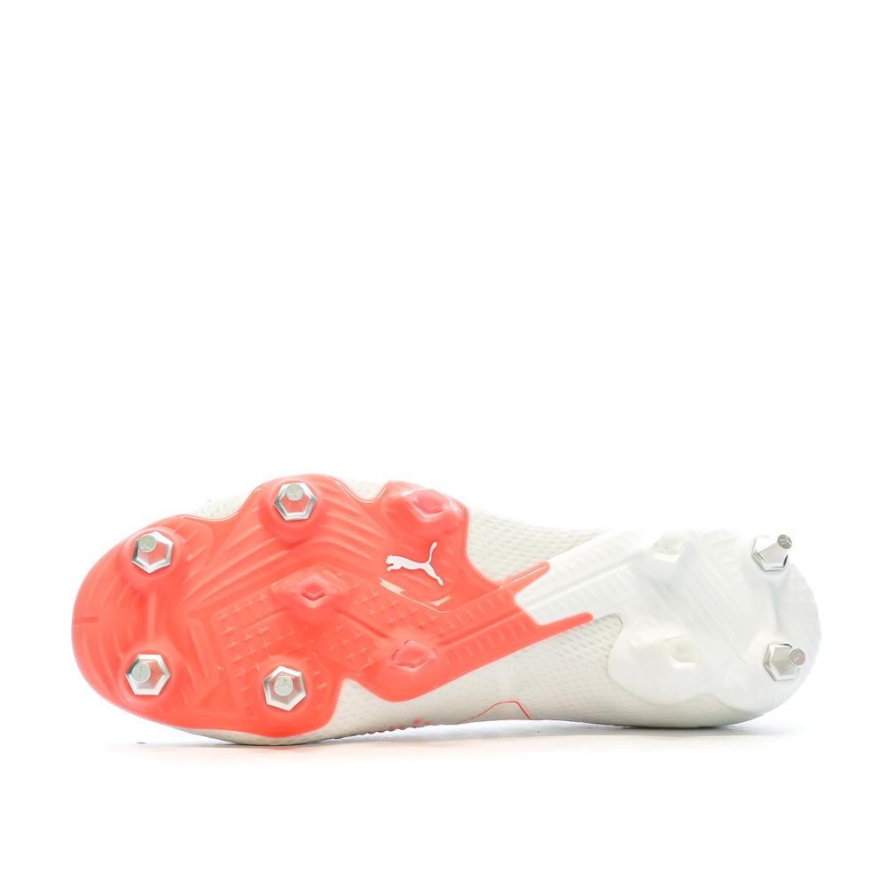 Chaussures de football Blanc/Rose Mixte Puma Future Ultimate MxSG vue 5