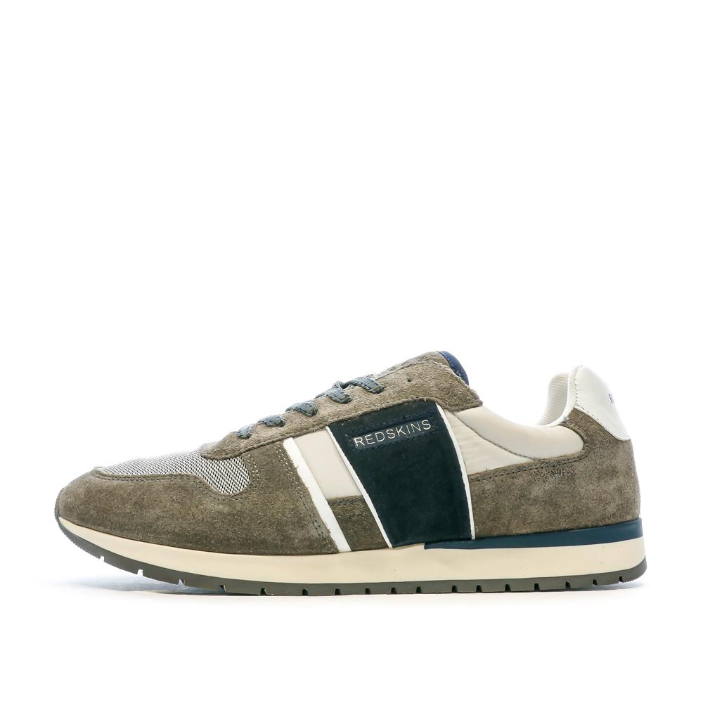 Baskets Grise Homme Redskins Affairan pas cher