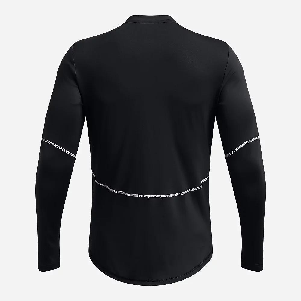 T-shirt Manches Longues Noir Homme Under Armour Jersey vue 3