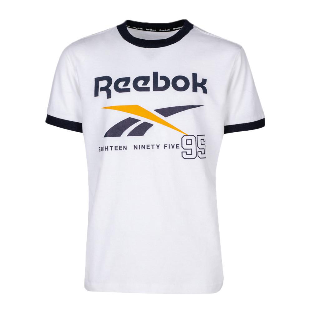 T-shirt Blanc Garçon Reebok Tee pas cher