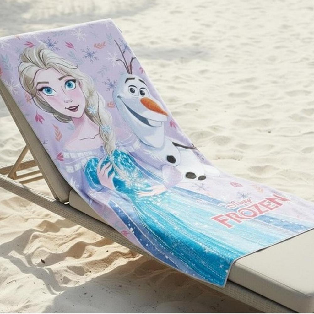 Serviette Rose/Bleu Fille Sport Zone Toalla Algodon Frozen vue 2