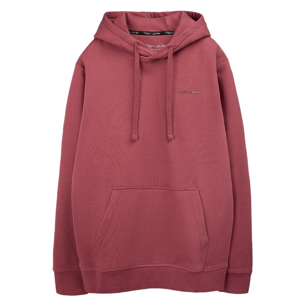 Sweat à Capuche Bordeaux Homme Teddy Smith Nark pas cher